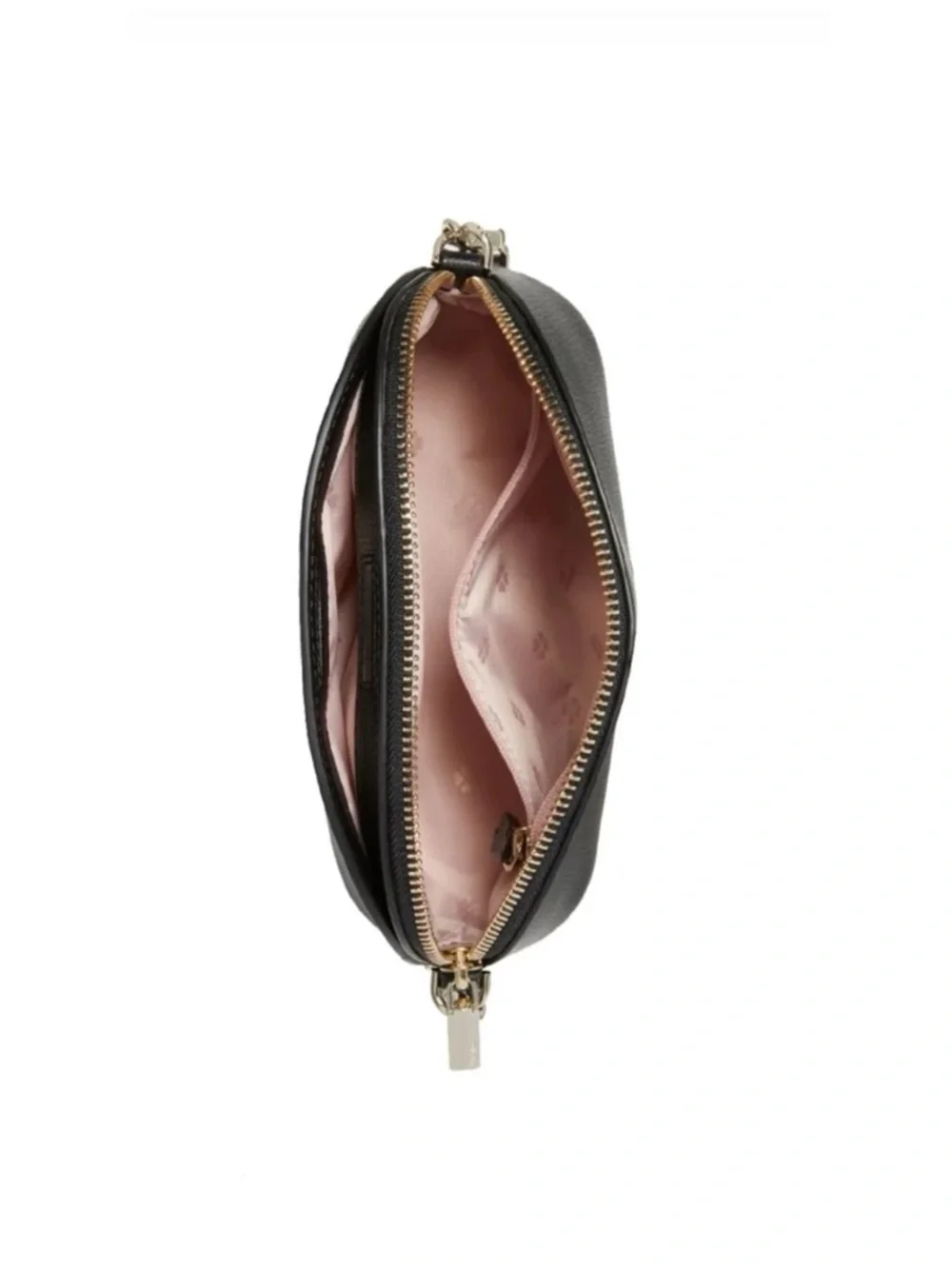 Kate Spade Sylvia Small Dome Crossbody Bag in Black Leather